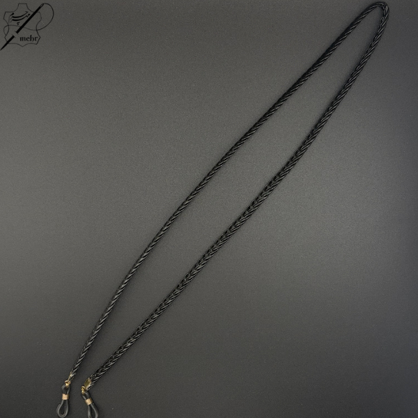 بند عینک چرم مشکی