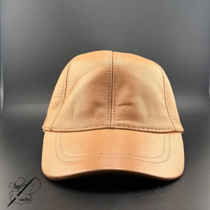 کلاه کپ چرم طبیعی