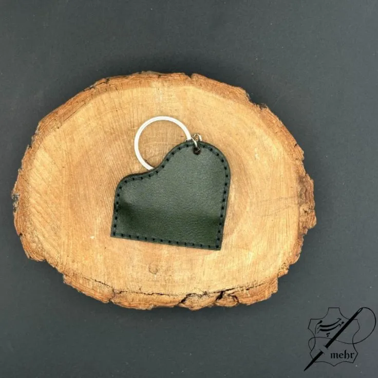 جاکلیدی چرم طبیعی طرح پیانو